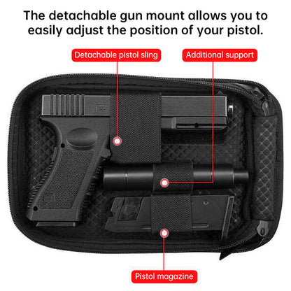 Tactical Concealed Carry Sling Bag - Shoulder Mag Holster, Hunting Waist Pack & Soft Pistol Protective Case
