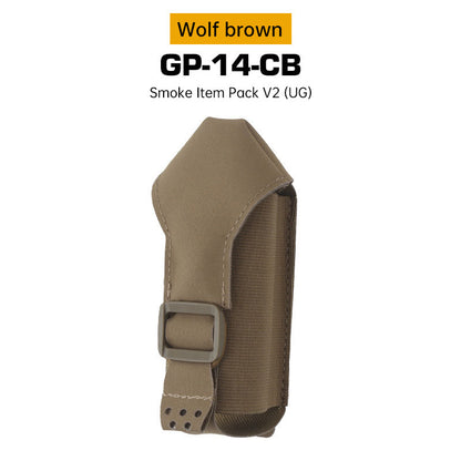 Tactical MOLLE Grenade/Magazine Pouch - Elastic & Fixed Straps for Outdoor/Airsoft Use