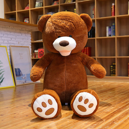 American Big Bear Plush Toy Teddy Panda Extra Large Stuffed Animal Hugging Bear Brown Bear Doll Toy Cross-border Gift