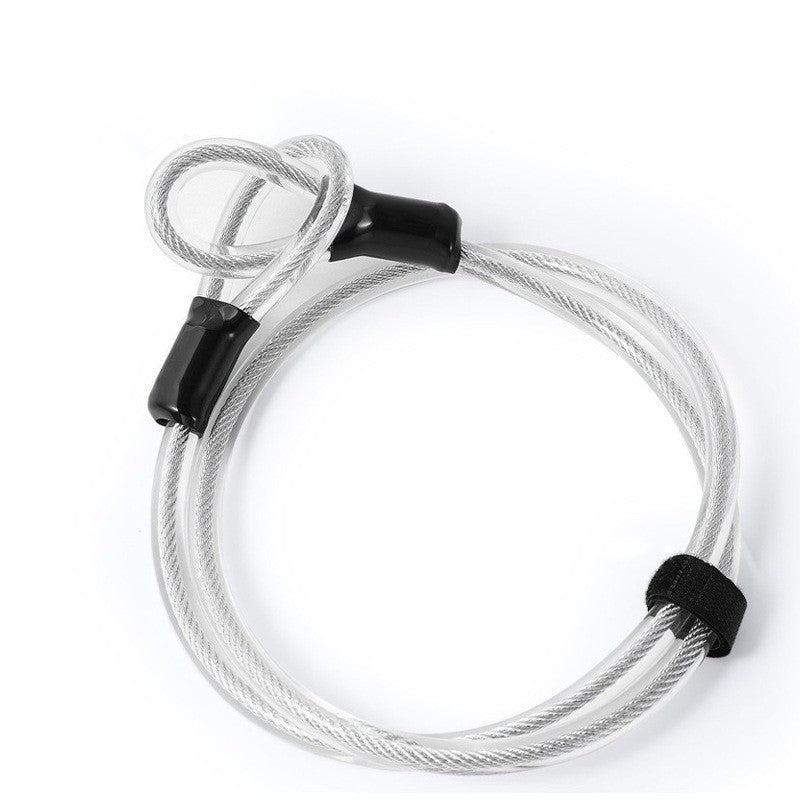 Bicycle cable lock steel cable lock U-shaped lock set