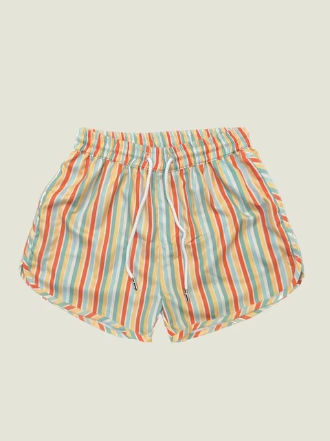 Men's Sport Casual Shorts Polyester Woven Quick-Dry All-Over Print Single-Layer Beach Shorts