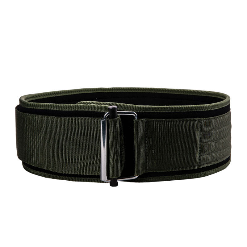 Weightlifting Belt with Self-Locking Buckle Blue Fitness Belt for Deadlift Support Powerlifting Training Waist Belt