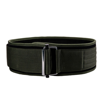 Weightlifting Belt with Self-Locking Buckle Blue Fitness Belt for Deadlift Support Powerlifting Training Waist Belt