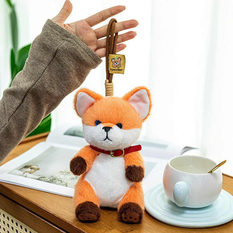 Faux Animal Plush Toy Wholesale Dolls Cute Keychain Birthday Gift Office Decoration Palm-Sized Toy