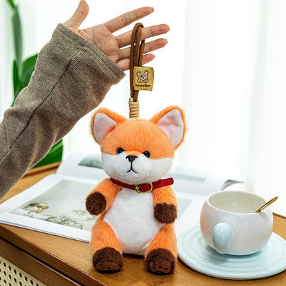 Faux Animal Plush Toy Wholesale Dolls Cute Keychain Birthday Gift Office Decoration Palm-Sized Toy