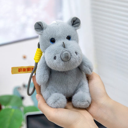 Faux Animal Plush Toy Wholesale Dolls Cute Keychain Birthday Gift Office Decoration Palm-Sized Toy
