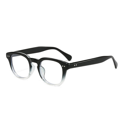 Square Frame Sunglasses with Metal Rivets UV Protection, Fashionable Everyday Wear, Casual Sun Glasses