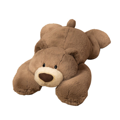 Cute Plush Toy Bear Sleeping Pillow Leg Hug Giant Stuffed Animal Lazy Soft Doll Birthday Gift for Girls