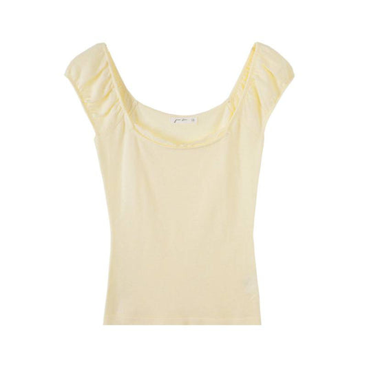 Square Neck Wool Vest T-Shirt