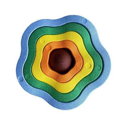 Stacking River Stones Flower Stepping Stones Kindergarten Sensory Integration Balance Training Light-Up Bridge Step Stones
