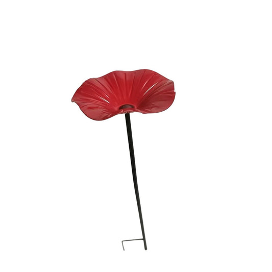 Outdoor Creative Handmade Metal Flower Garden Stake Water Dispenser Stand