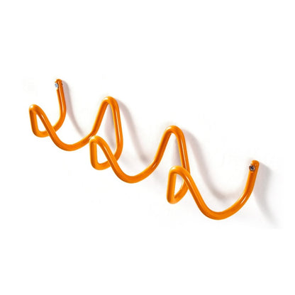Waterproof Wave-Design Wall Hook: Minimalist Metal Storage Hook for Various Items, Creative Space-Saving for Home