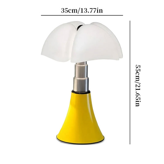 Vintage Bauhaus Bat Lamp Retro Bedside Table Light Nordic Floral Nightstand Lamp for Living Room