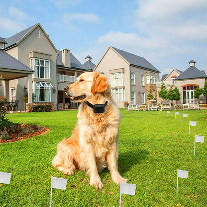 Wireless Invisible Dog Fence - Remote Control, Beep/Shock Collar, Outdoor Training