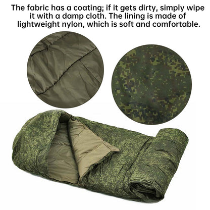 Russian military-issued 2021 new model outdoor cold-proof sleeping bag