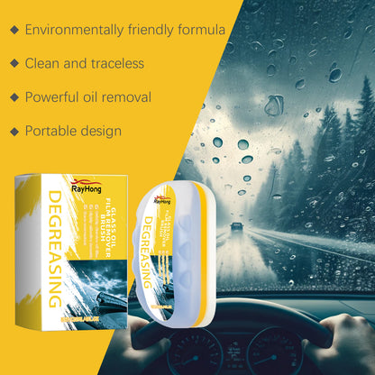 Rayhong Car Glass Cleaning Brush Glass Remover Stain Remover Waterproof Window Cleaning Brush
