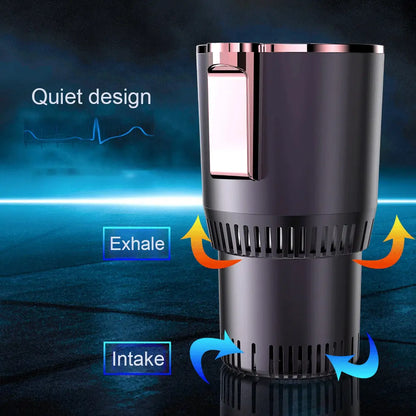 Intelligent Heating and Cooling Cup for Automobiles