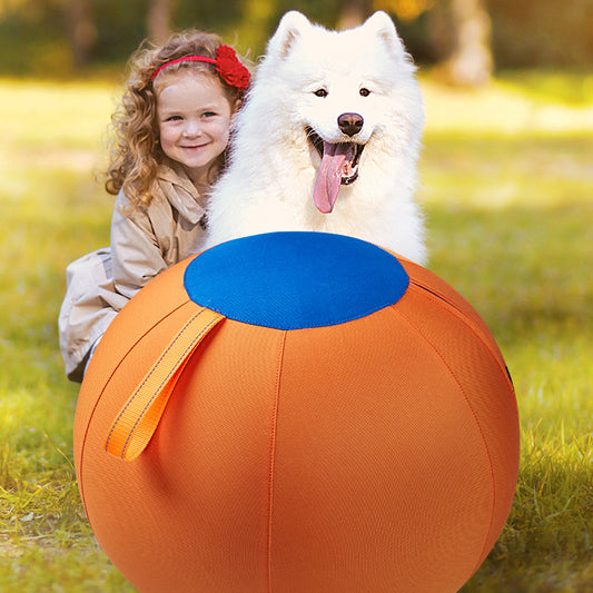 Indestructible Chew Ball for Dogs, Portable Floating Fetch Toy, Aggressive Chew Puppy Toy for Water & Outdoor Play
