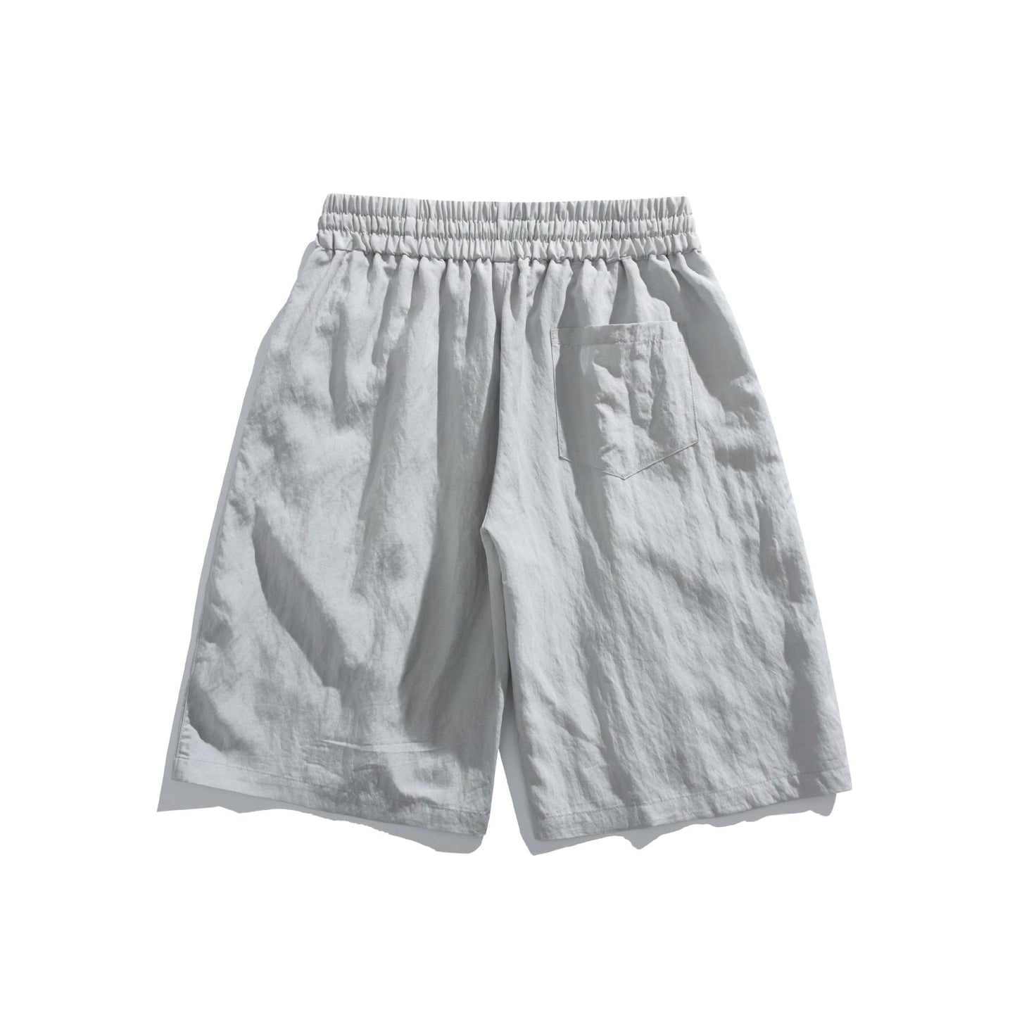 Loose Quick-Dry Shorts with Deconstructed Patchwork Design