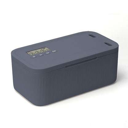 Timed Lock Safe Box: Electronic Security Storage for Personal Items, Documents, Phones & Cigarettes