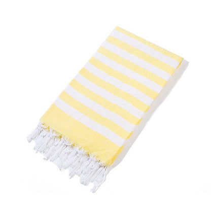 Turkish Beach Towel Striped Fringe Quick-Dry Large Size Cotton Bath Towel Multiple Styles Wholesale