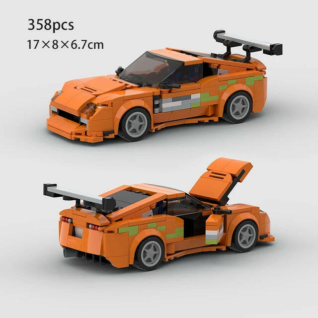 MOC 911 MK4 Supra Speed Champions Racing Car