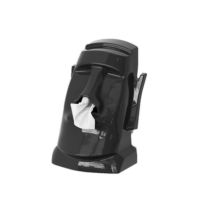 Creative Gypsum Tissue Box Multi-functional Living Room Entryway Easter Statue Bedroom Desk Headphone Stand