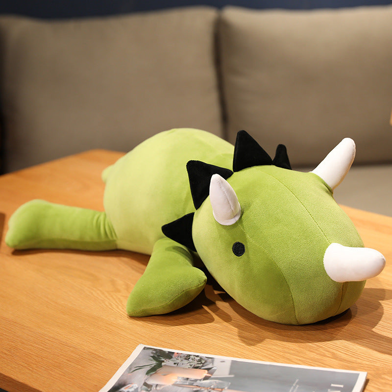 Dinosaur Weighted Plush Stuffed Toy Triangle Dinosaur Pillow