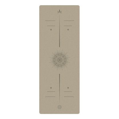 Matte PU Natural Rubber Yoga Mat Non-Slip Durable Shock-Absorbing Exercise Dance Fitness Premium Mat