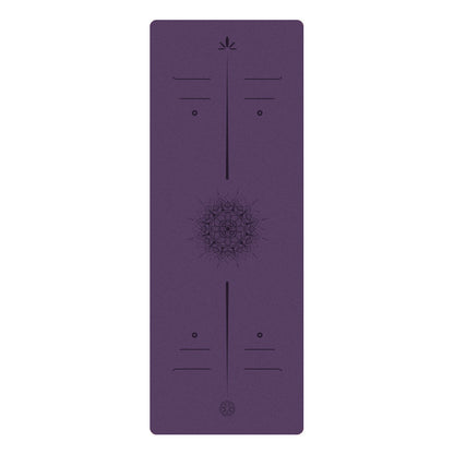 Matte PU Natural Rubber Yoga Mat Non-Slip Durable Shock-Absorbing Exercise Dance Fitness Premium Mat