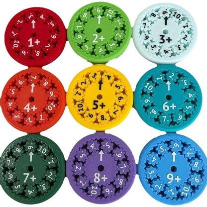 Digital Spinner Math Gyroscope - Addition, Subtraction, Multiplication, Division Learning Arithmetic Educational Toy