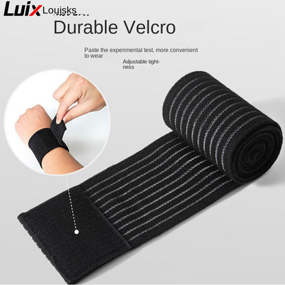 Elastic Wrist Support with Adjustable Compression for Sports  Breathable and Protective Wrist Brace for Basketball
