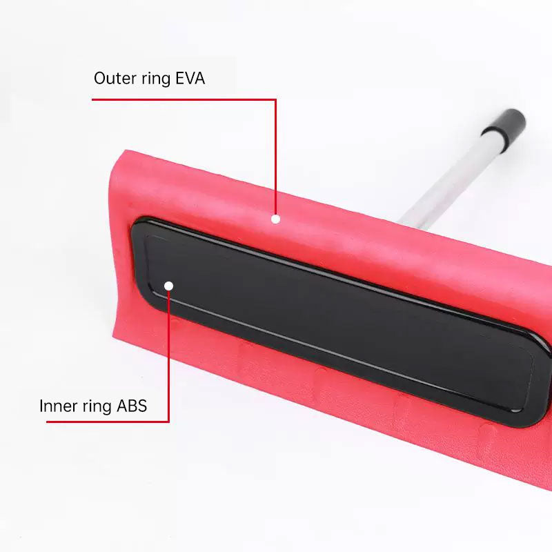 High-Altitude Snow Removal Tool with Lightweight Foam Head - Safe for Roofs, Gutters, and Cars