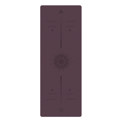 Matte PU Natural Rubber Yoga Mat Non-Slip Durable Shock-Absorbing Exercise Dance Fitness Premium Mat