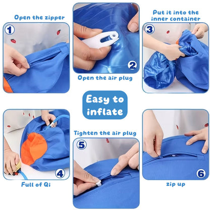 Indestructible Chew Ball for Dogs, Portable Floating Fetch Toy, Aggressive Chew Puppy Toy for Water & Outdoor Play