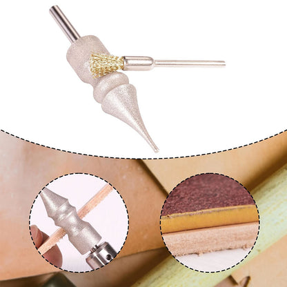 Professional Leather Polishing Kit - Burnishing Tools for Edge Finishing & Shaping