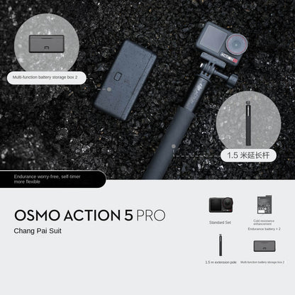 Osmo Action 5 Pro Action Camera 4K Flagship Quality Motorcycle Riding Vlog Travel Photography