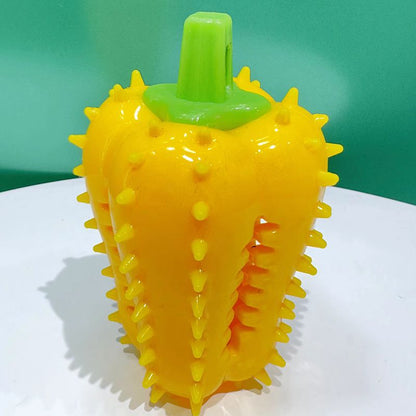 Chili leakage ball TPR dog toy teeth grinding and cleaning
