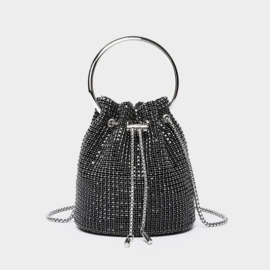 Diamond bucket bag for women