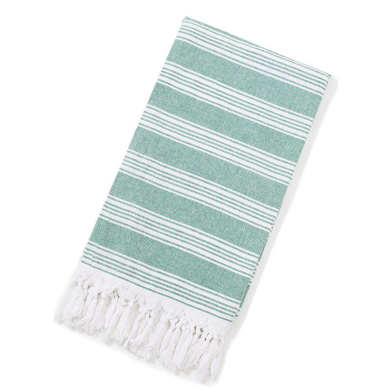 Turkish Beach Towel Striped Fringe Quick-Dry Large Size Cotton Bath Towel Multiple Styles Wholesale
