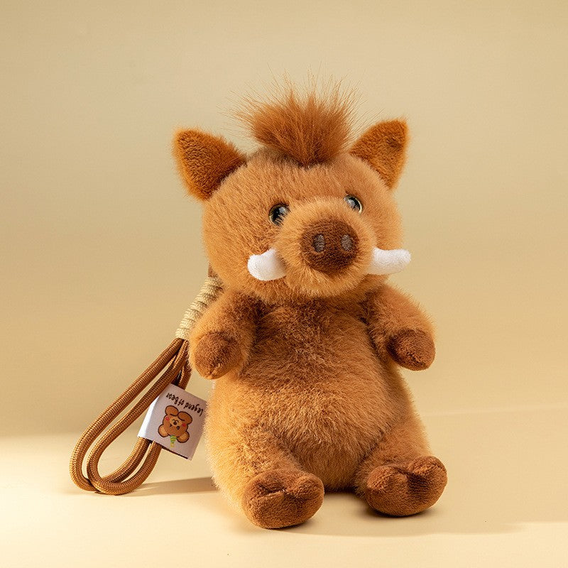 Faux Animal Plush Toy Wholesale Dolls Cute Keychain Birthday Gift Office Decoration Palm-Sized Toy