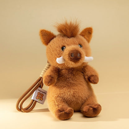 Faux Animal Plush Toy Wholesale Dolls Cute Keychain Birthday Gift Office Decoration Palm-Sized Toy