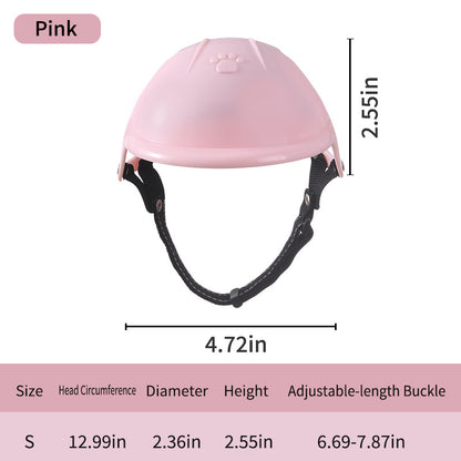 Pet Helmet New Pink Dog Cat Motorcycle Pet Dog Motorbike Sport Outdoor Pet Accessory Headwear