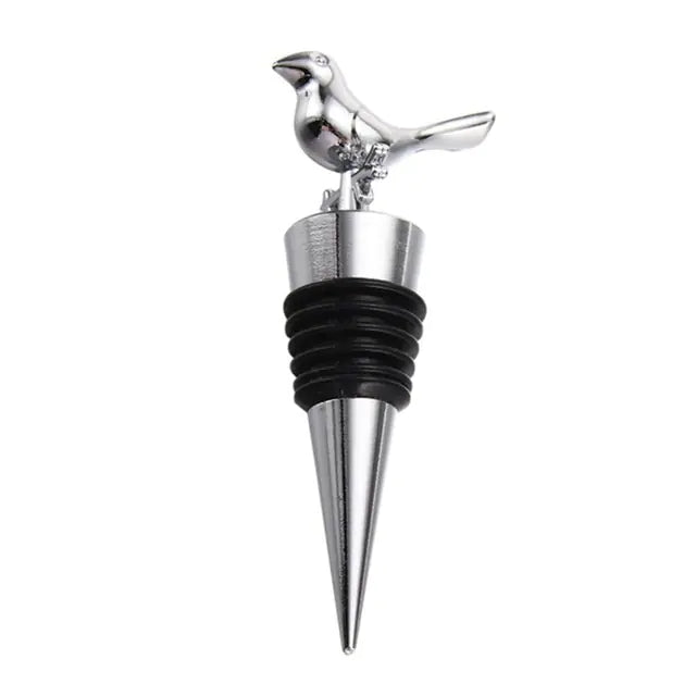 Zinc Alloy Wine Stopper Crystal Wine Champagne Bottle Stopper Vacuum Sealed Wedding Heart Gift  Wine Pourer Stopper Dropshipping