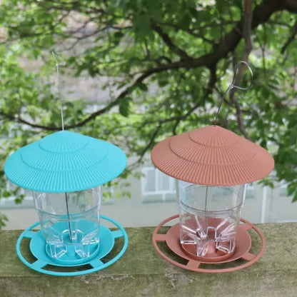 Multi-Functional Outdoor Hanging Automatic Bird Feeder Lazy Bird Feeding Device for Cross-Border Supply