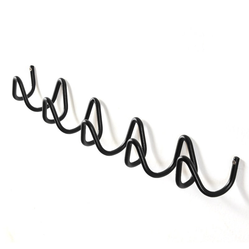 Waterproof Wave-Design Wall Hook: Minimalist Metal Storage Hook for Various Items, Creative Space-Saving for Home