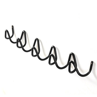 Waterproof Wave-Design Wall Hook: Minimalist Metal Storage Hook for Various Items, Creative Space-Saving for Home