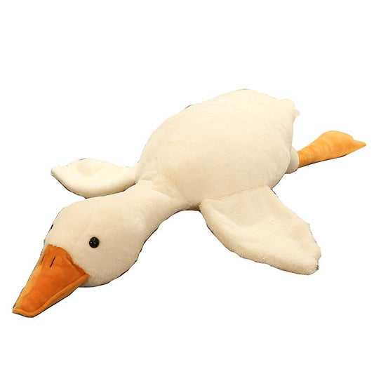 Colorful Goose Plush Pillow Long Body Sleeping Stuffed Animal Soft Toy Doll Pillow Birthday Gift