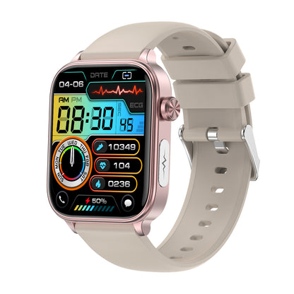 ET570 Smart Watch with Bluetooth Call, ECG Function, Non-invasive Blood Glucose, and True Blood Oxygen Monitoring