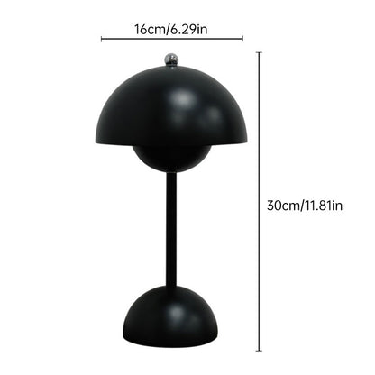 Nordic Mushroom Night Light, Rechargeable Touch LED Lamp for Home Decor, Bedroom, Desk, Wedding Decorations